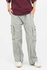 Unisex Pumice Cargo Pants – Baggy Streetwear Style with multiple pockets by XEA Clothing